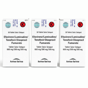 Obat generik Efavirenz Lamivudine Tenofovir Disoproxil Fumarate 600mg/300mg/300mg - Kimia Farma
