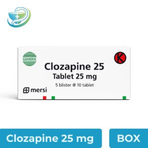 Clozapine 25 mg Tablet Generik Mersi Obat Antipsikotik