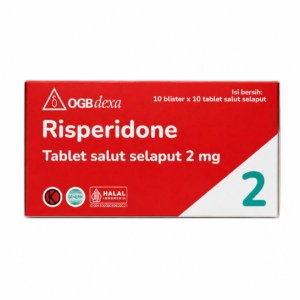 Risperidone 2 mg box 10 strip @ 10 tablet