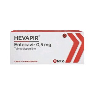 Hevapir Entecavir 0,5 mg 28 Tablet Dispersible – Obat Hepatitis B DIPA