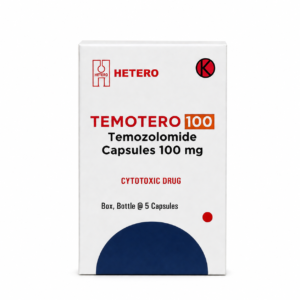 Temotero 100 Temozolomide Capsules 100 mg obat kemoterapi kapsul Hetero