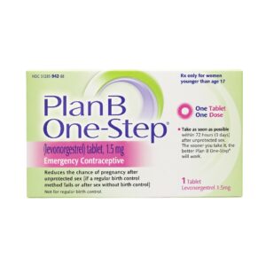 Plan B One-Step Levonorgestrel 1.5 mg – Pil Kontrasepsi Darurat 1 Tablet
